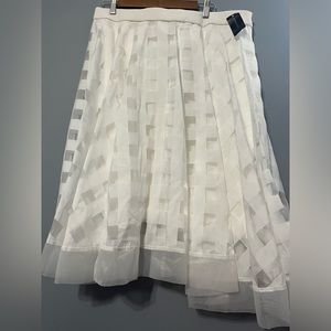 Lane Bryant Off-White Skirt